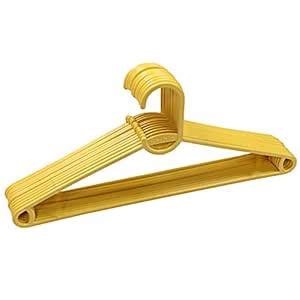 Kuber Industries Silky Hnager Plastic 6 Pieces Hanger Set for Wardrobe ...