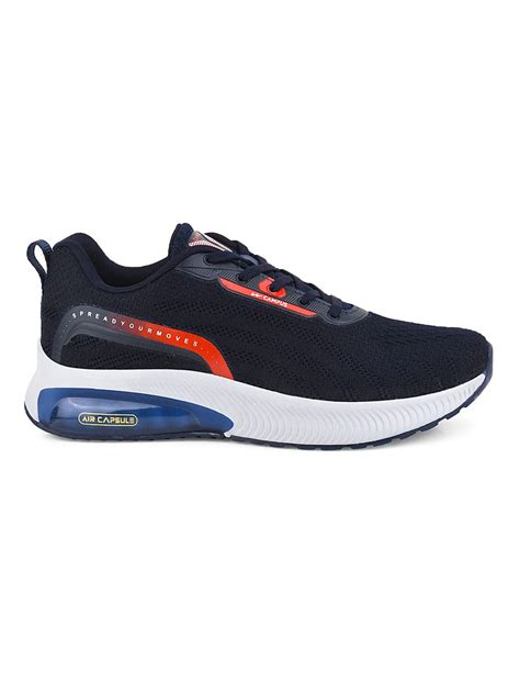 Buy Running Shoes For Men: Boundary-Navy-Red | Campus Shoes