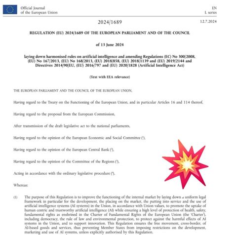 Regulation - EU - 2024/1689 - EN - EUR-Lex Background Background