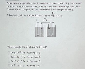 Image result for Galvanic Cell Anode Cathode