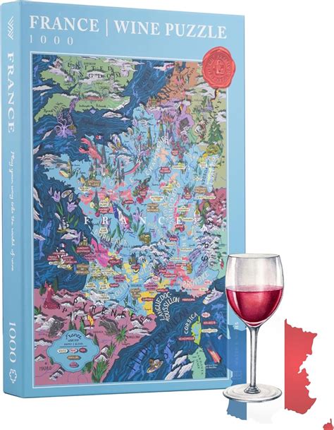 Amazon.com: France Wine Puzzle - 1000 Piece Jigsaw Puzzle for Adults ...