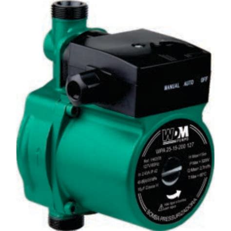 Bomba Pressurizadora WDM WPA 25-15-200 Motor Eletrico 320W Monofasica ...