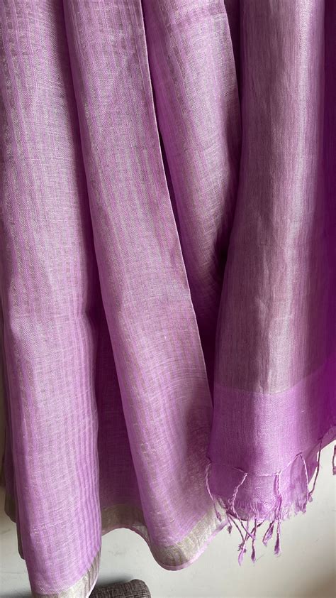 Syringa Linen Saree – syutikargha