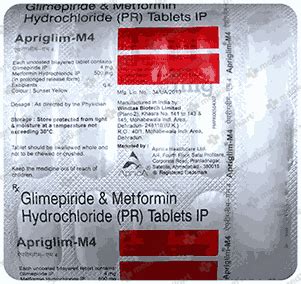 APRIGLIM M 4MG TABLET 15'S : View Price, Combination and Alternatives ...