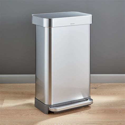 simplehuman Trash Cans, Soap Dispensers & Mirrors | Crate & Barrel