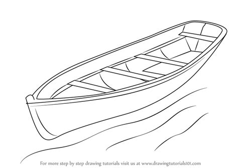 Learn How to Draw a Boat (Boats and Ships) Step by Step : Drawing Tutorials
