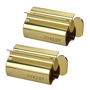 Toothpaste Tube Squeezer - Set of 2 Toothpaste Squeezer Rollers, Metal ...