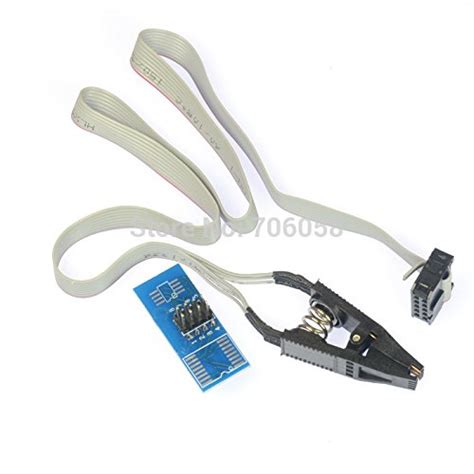 Generic SOIC8 SOP8 Flash chip IC Test Clips Socket adpter BIOS/24/25/93 ...