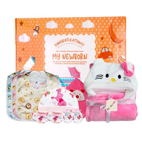 My Newborn Baby Gift Combo - Pack of 6 (Pink) | Baby Boys and Girls ...