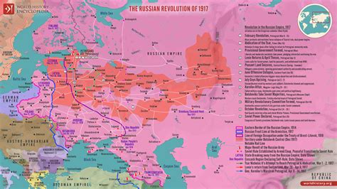 Map Of Russian Revolution