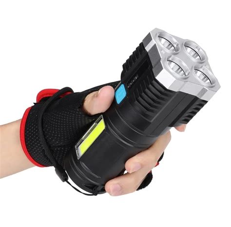 HP STAR Rechargeable LED Flashlights High Lumens, Powerful Tactical ...