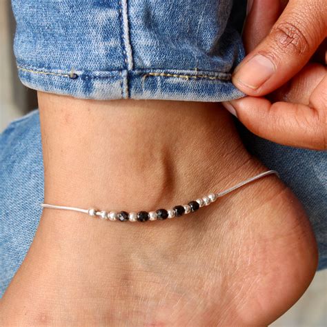 Simple Silver Anklets for Girls – Elegant, Minimal & Budget-Friendly ...