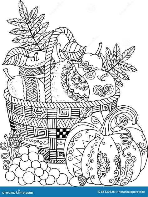 Autumn Themed Coloring Pages