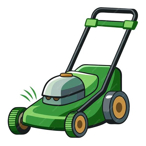 Lawn mower clipart vector art and illustration | Premium AI-generated ...