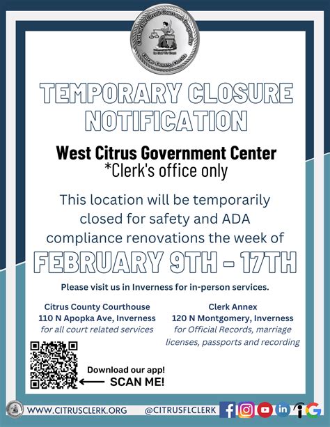 News Flash • Citrus County Clerk of Courts, FL • CivicEngage