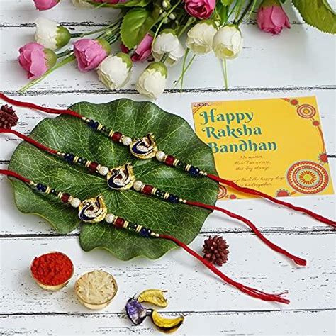 Webelkart Combo Of 3 Rakhi For Brother, Bhaiya, kids and Bhabhi with ...