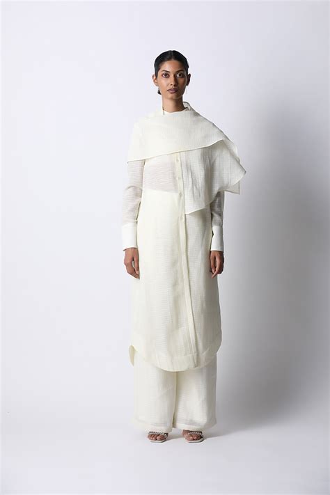 Textured Scarf Dress – 431-88