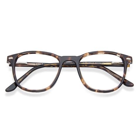 Buy Brown Tortoise Transparent Full Rim Square Vincent Chase Classic ...