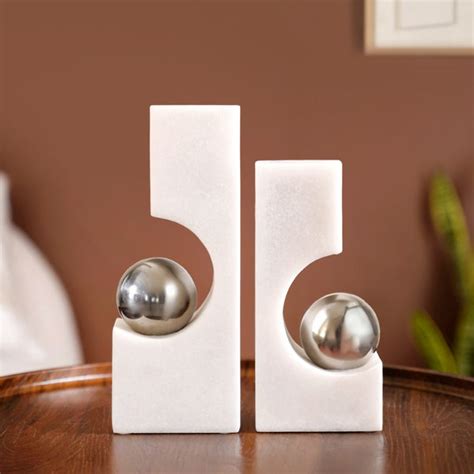 Equilibrium Decorative Bookend Sculpt Set Online - Premium Decor Object ...