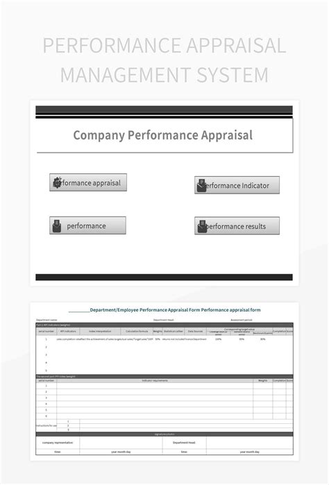 Performance Management System Template 的图像结果
