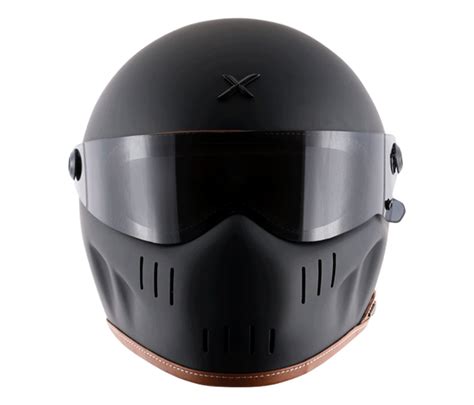 AXOR Retro Rogue Dull Black Helmet– Moto Central