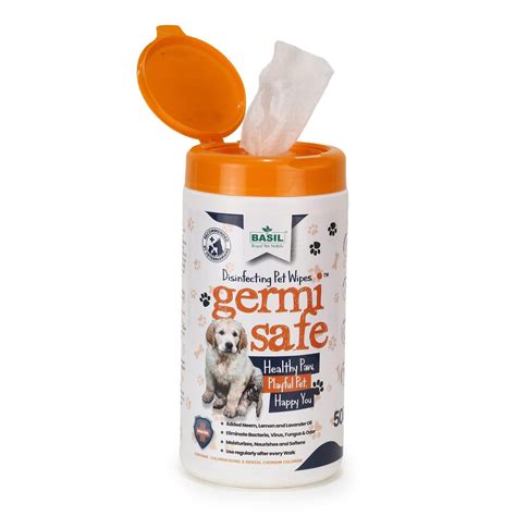 Basil Daily Pet Wipes for Gentle and Convenient Pet Grooming | Enriched ...