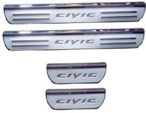 GOODZYLO Steel Scuff Plate for Civic Door Sill Plate Price in India ...
