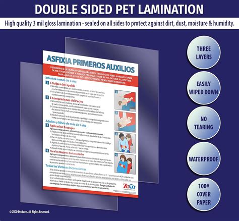 ZOCO – Spanish Choking First Aid Poster – Australia | Ubuy