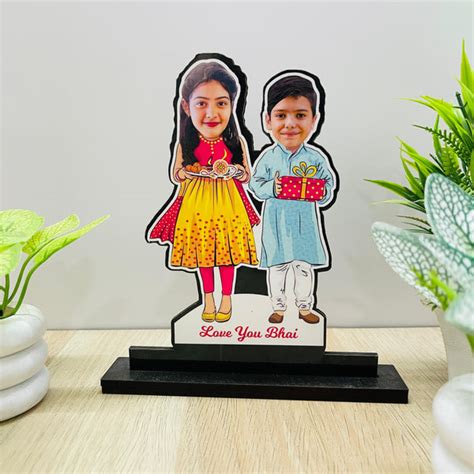 Brother-Sister Bond Table Decor – MyPhotoPrint.in