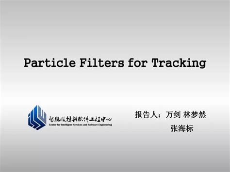 Tracking Particle Filters 的图像结果