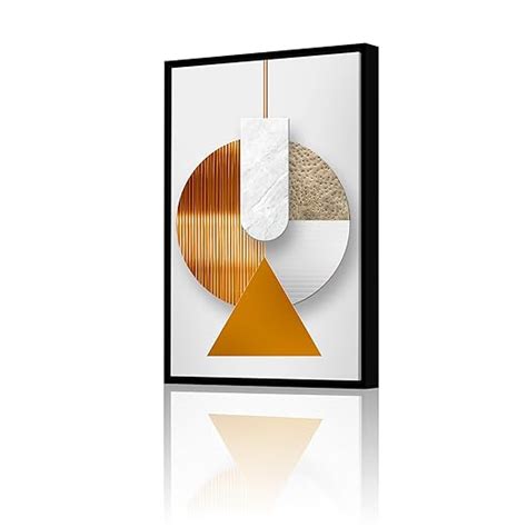 Art Street Canvas Painting Deco Marble Disck marble lamp Decorative Ar ...