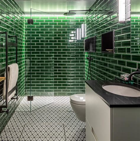 green subway tile - Link Impressed