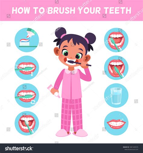 583 Brush your teeth poster Images, Stock Photos & Vectors | Shutterstock