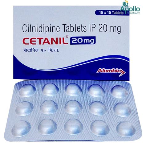 Cetanil 20mg Tablet 15's Price, Uses, Side Effects, Composition ...