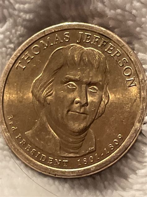Thomas Jefferson 3rd President US One Dollar Coin 1801-1809 | eBay