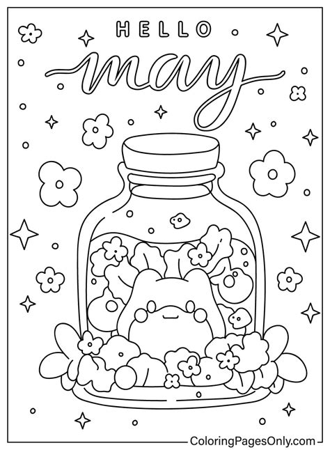 54 May Coloring Pages - Free & Printable for Kids and Adults