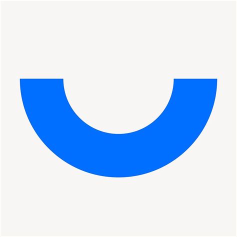 Blue semicircle shape, logo element | Premium Vector - rawpixel