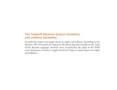 The Tradeoff Between Output Variability and Inflation Variability ...
