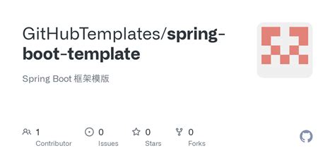Spring Boot Templates 的图像结果