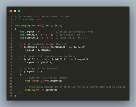 Image result for Build Min Heap From Array Algorithm C