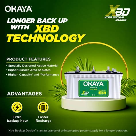 OKAYA PowerON-OPJT19048 | Buy 160Ah Jumbo Tubular Inverter Battery ...