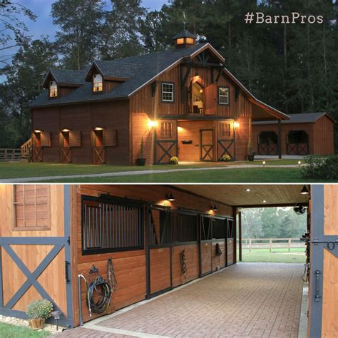 Love this barn! Needs to be bigger for the horses on the ranch, though ...