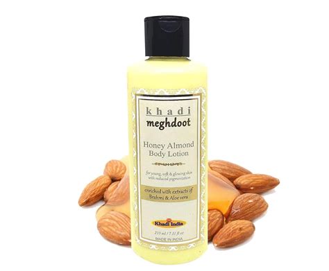 Buy KHADI MEGHDOOT Honey Almond Body Lotion (210 ml) Online at Low ...