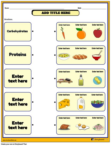 Nutrition Worksheets: Free Printable Ideas and Templates