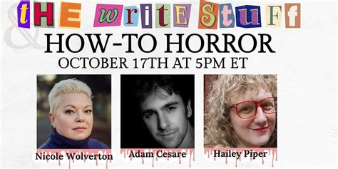 The Write Stuff: How to Write Horror - B&N - Philadelphia, Barnes ...