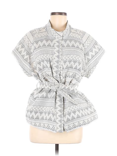 Melrose and Market Chevron-herringbone Gray Cardigan Size M - 57% off ...