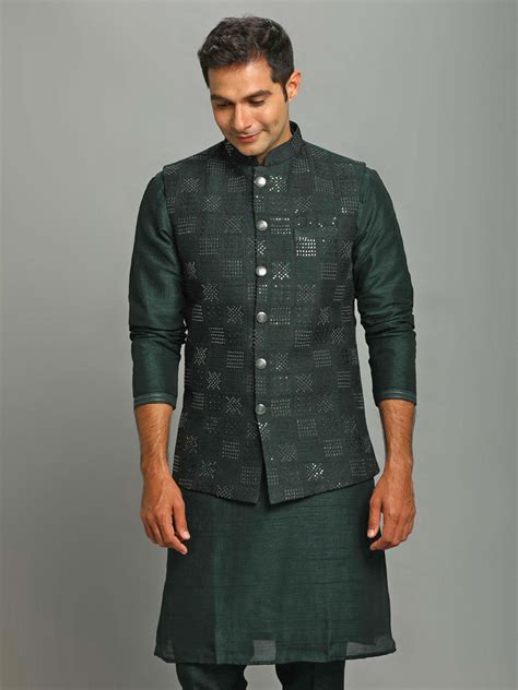 Rent Ethnic Jackets & Kurta Pyjama - Stylish & Affordable | Candidmen
