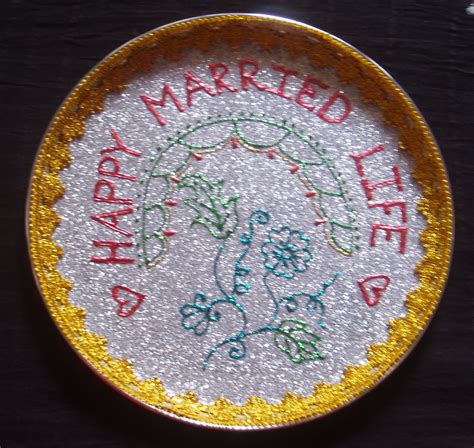 Easy Crafts - Explore your creativity: Aarti plate design
