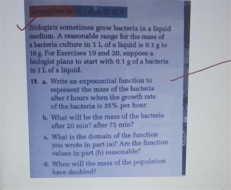 Image result for Bacteria Math Compound Continuously Equations