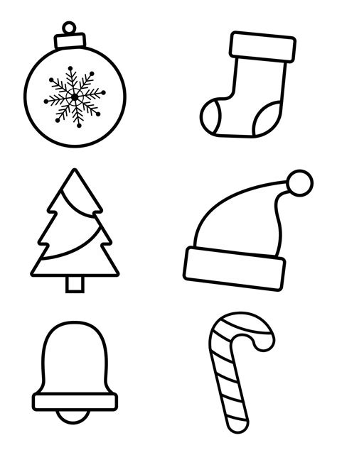175 insanely cute printable christmas stencils – Artofit